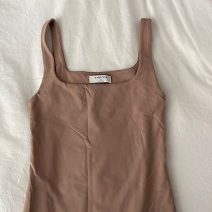 Aritzia Contour Square Neck Mini Dress